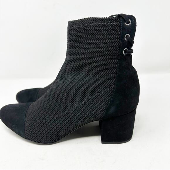 SCHUTZ Emilia Knit Lace Up Booties NWT in Size 9.5 - Picture 4 of 8